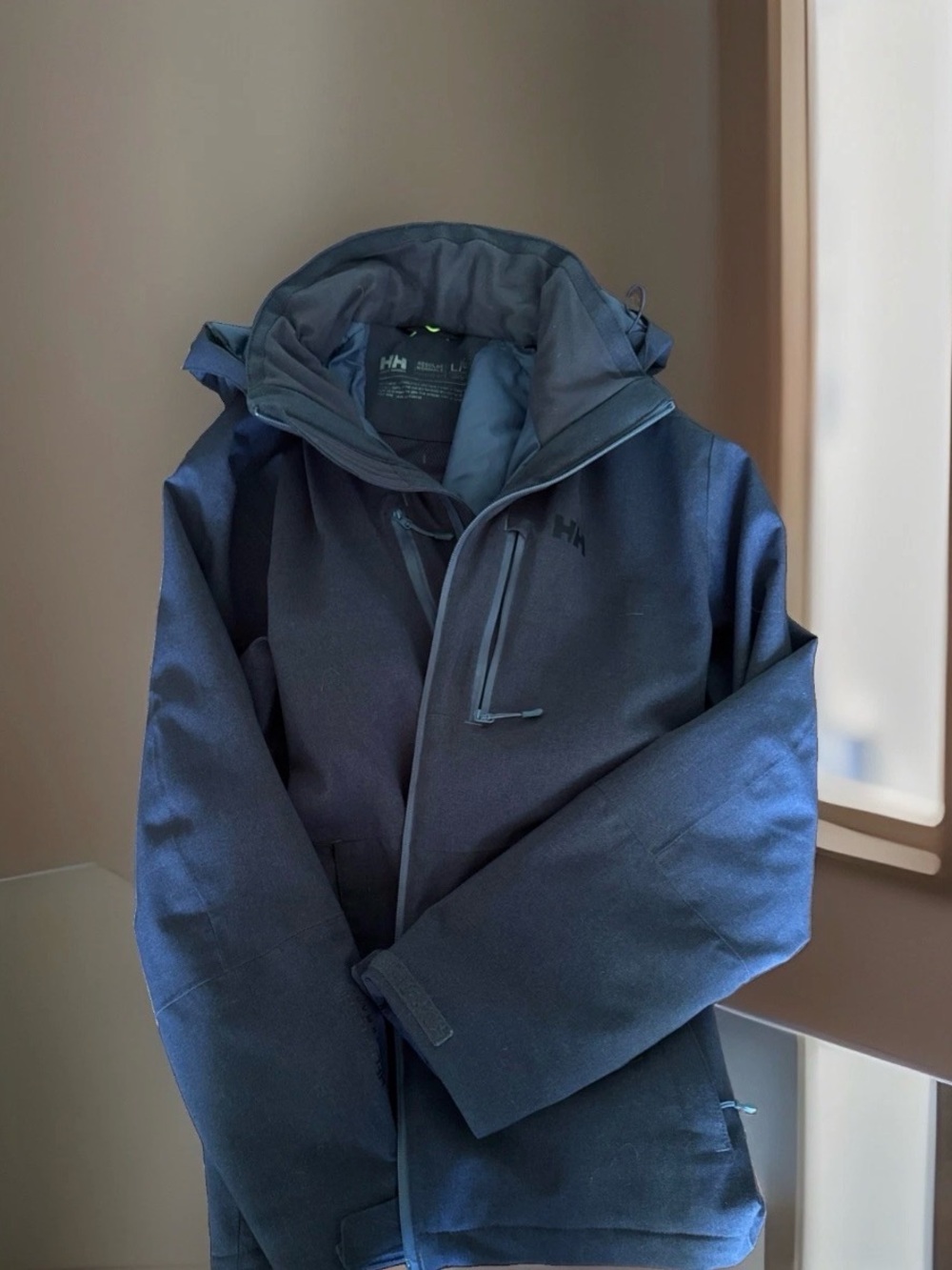 Helly Hansen Navy Hooded Performance winter Jacket